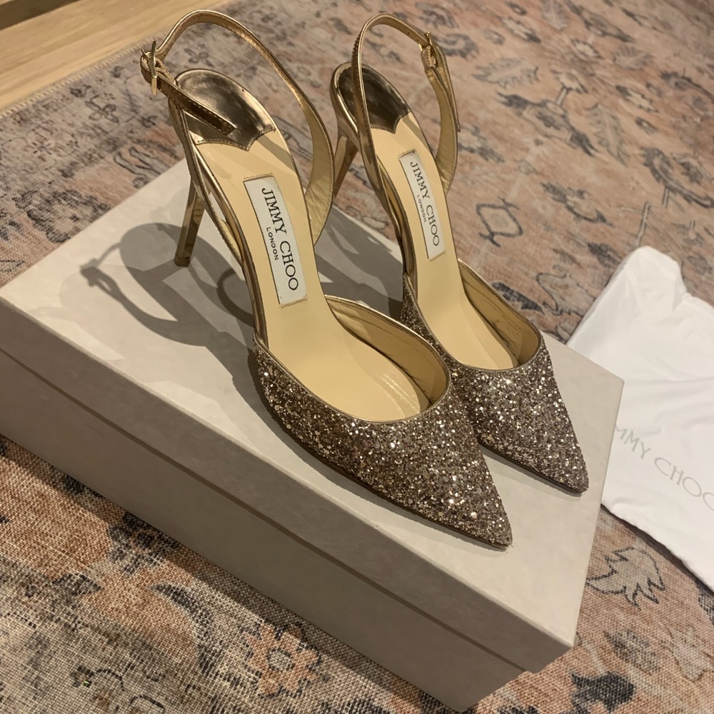 Jimmy Choo - Tilly glitter heel